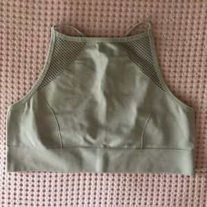 Taupe Racerback Sports Bra
